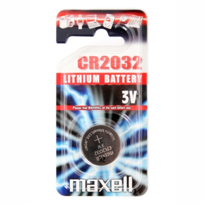 Baterija Litium CR2032 3V Maxell 1 kos (CR2032)