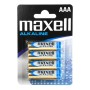 Baterijski vložek Alkalni 1,5V AAA/LR03 4 kos MAXELL (micron) Baterijski vložek Alkalni 1,5V AAA/LR03 4 kos MAXELL (micron)