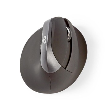 Miš Ergonomska Brežična Nedis 1600 dpi 6 tipk (ERGOMSMWS100BK)