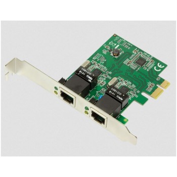 Mrežna kartica PCIe 2x LAN RJ45 100/1000 Logilink (PC0075) Mrežna kartica PCIe 2x LAN RJ45 100/1000 Logilink (PC0075)