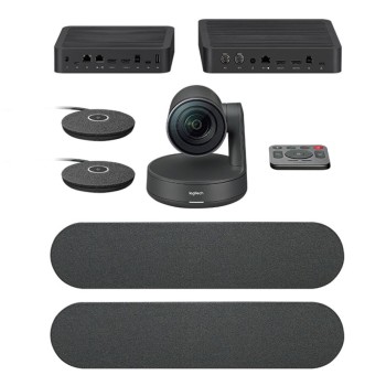 Konferenčni sistem Logitech Rally Plus 4K Kit komplet USB-C HDMI 4K UHD daljinec (960-001224)