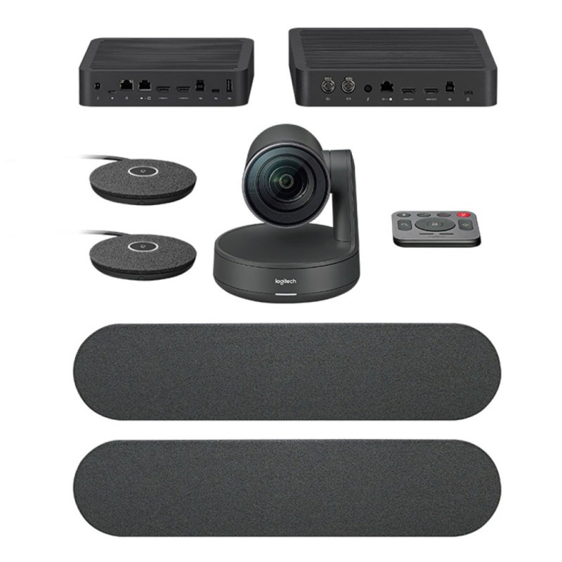 Konferenčni sistem Logitech Rally Plus 4K Kit komplet USB-C HDMI 4K UHD daljinec (960-001224)