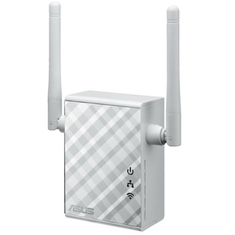 Razširitev brezžičnega omrežja Asus WiFi4 802.11n N300 300Mbit/s 1xRJ45 2x antena (RP-N12) ASUS Razširitev brezžičnega omrežja Asus WiFi4 802.11n N300 300Mbit/s 1xRJ45 2x antena (RP-N12)