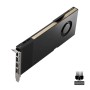Grafična kartica RTX A4000 PNY Quadro - 16GB GDDR6 ECC  | 4xDisplayport 1.4a OEM (adapterji HDMI priloženi) (VCNRTXA4000-PB) Grafična kartica RTX A4000 PNY Quadro - 16GB GDDR6 ECC  | 4xDisplayport 1.4a OEM (adapterji HDMI priloženi) (VCNRTXA4000-PB)