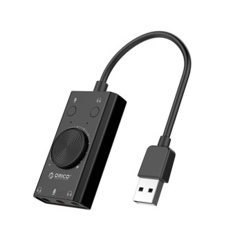 Zvočna kartica USB 2.0 SB Orico 10cm (SC2-BK-BP) Zvočna kartica USB 2.0 SB Orico 10cm (SC2-BK-BP)