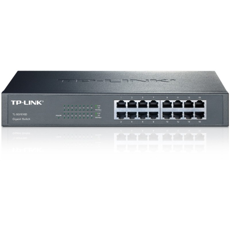 STIKALO 16-PORT TP-Link 100/1000 Rack (TL-SG1016D) TP-LINK STIKALO 16-PORT TP-Link 100/1000 Rack (TL-SG1016D)