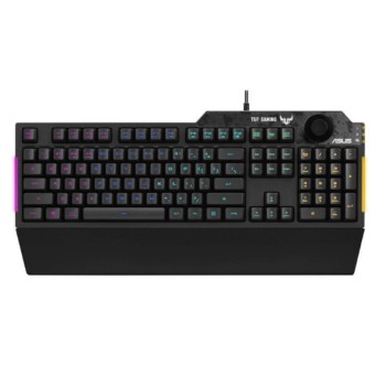 Tipkovnica Asus Gaming TUF K1 RGB osvetljena Lokalizacija US - SLO gravura (90MP01X0-BKUA00)