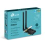 Brezžični mrežni adapter PCIe TP-Link WiFi6 802.11ax AX3000 2402Mbit/s Dualband 2x antena BT 5.0 (Archer TX50E) Brezžični mrežni adapter PCIe TP-Link WiFi6 802.11ax AX3000 2402Mbit/s Dualband 2x antena BT 5.0 (Archer TX50E)