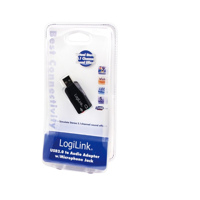 Zvočna kartica USB2.0 SB 2.1 LogiLink (UA0053)