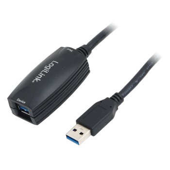 Kabel USB ojačevalnik s kablom 5,00m USB3.0 LogiLink (UA0127) Kabel USB ojačevalnik s kablom 5,00m USB3.0 LogiLink (UA0127)
