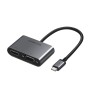 Adapter USB-C => HDMI in VGA + PD adapter siv (50505) Adapter USB-C => HDMI in VGA + PD adapter siv (50505)
