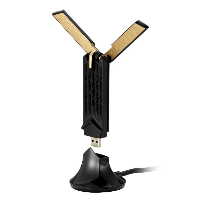 Brezžični mrežni adapter USB 3.2 Asus USB-AX56U WiFi6 802.11ax AC1800 1201Mbit/s Dualband MU-MIMO 2x antena (90IG06H0-MO0R00) WIFI6 ASUS Brezžični mrežni adapter USB 3.2 Asus USB-AX56U WiFi6 802.11ax AC1800 1201Mbit/s Dualband MU-MIMO 2x antena (90IG06H0-MO0R00) WIFI6