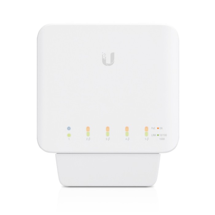 STIKALO 5-PORT Ubiquiti UniFi 100/1000 PoE Managed (USW-FLEX)