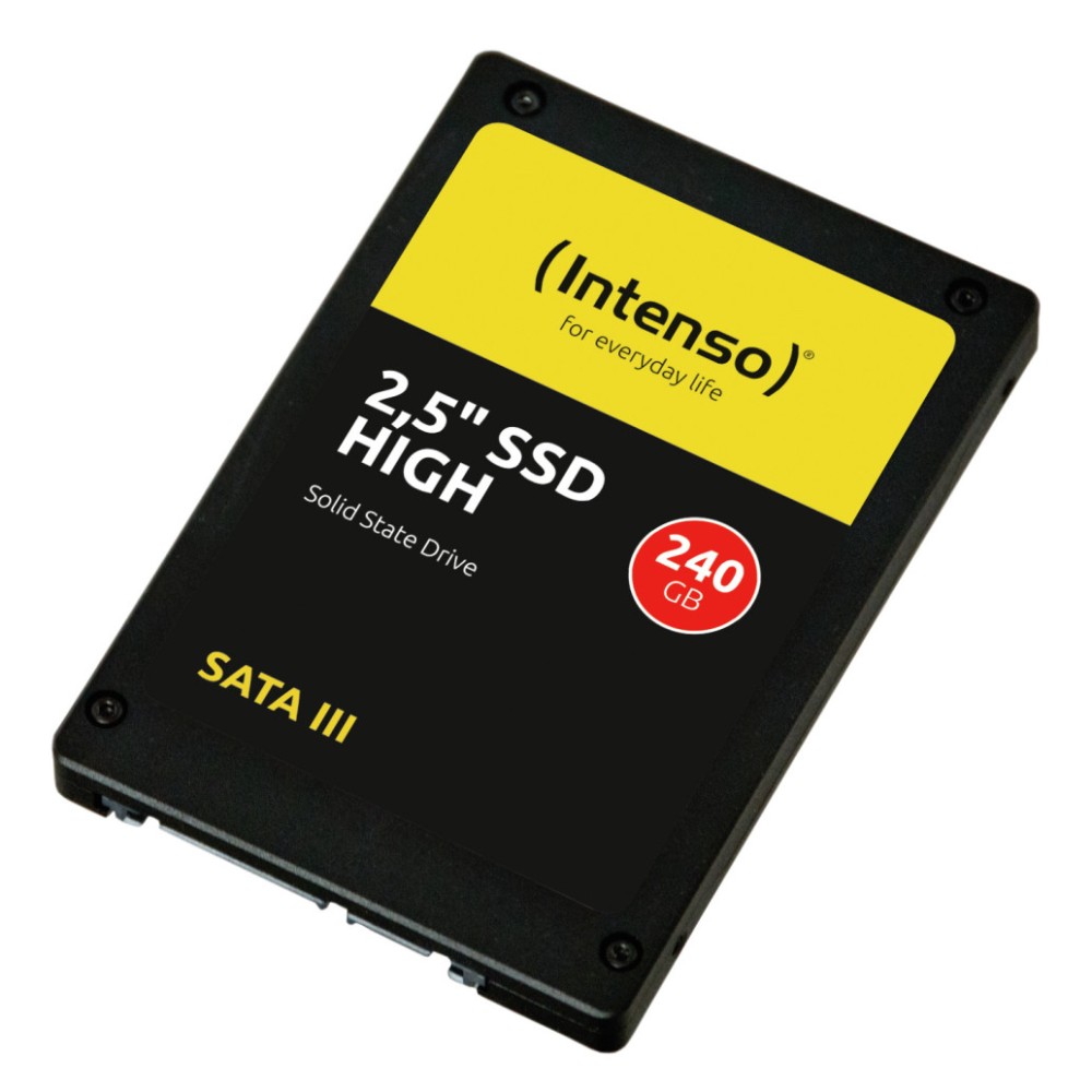 Disk SSD 6,4cm (2,5) SATA3 240GB Intenso High Performance 2,5 520/500MB/ (3813440) INTENSO Disk SSD 6,4cm (2,5) SATA3 240GB Intenso High Performance 2,5 520/500MB/ (3813440)