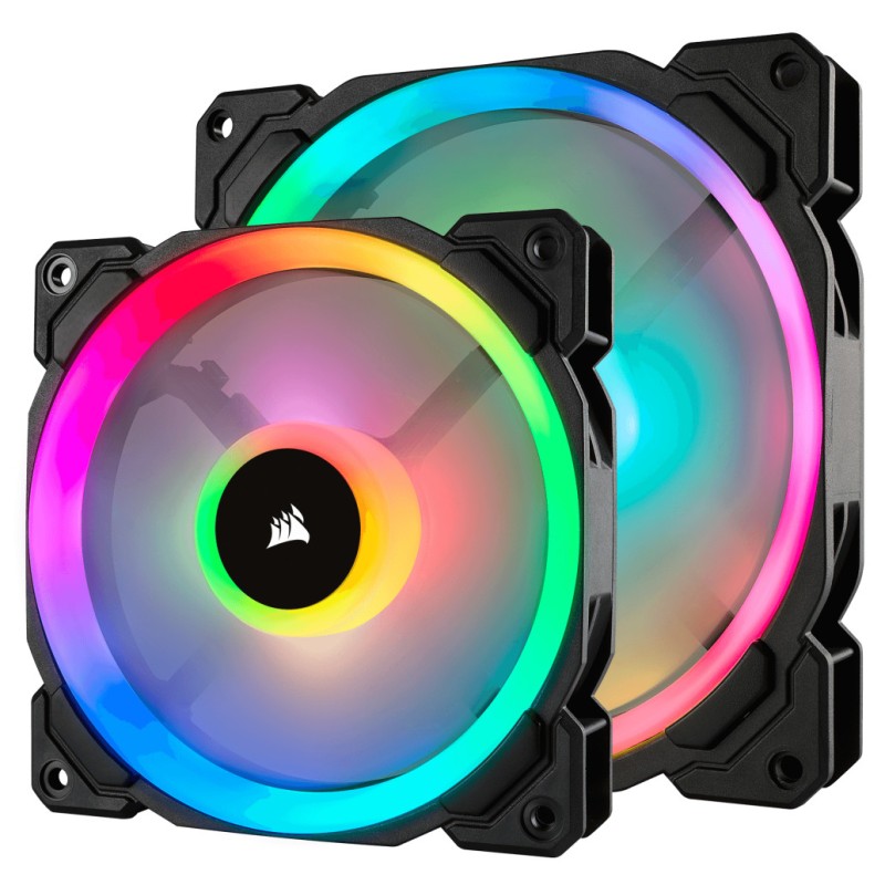 Ventilator Corsair LL120 120mm, črna RGB CORSAIR Ventilator Corsair LL120 120mm, črna RGB