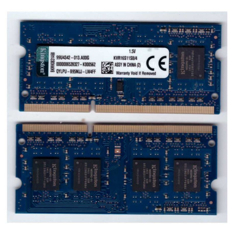 SO-DIMM DDR3 4GB 1600MHz CL11 Single (1x4GB) Kingston (KVR16S11S8/4) KINGSTON SO-DIMM DDR3 4GB 1600MHz CL11 Single (1x4GB) Kingston (KVR16S11S8/4)
