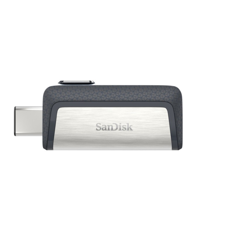 Spominski ključek 128GB USB 3.2/USB-C Sandisk Ultra Dual 150MB/s plastičen drsni srebrno-črn (SDDDC2-128G-G46) SANDISK Spominski ključek 128GB USB 3.2/USB-C Sandisk Ultra Dual 150MB/s plastičen drsni srebrno-črn (SDDDC2-128G-G46)