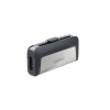 Spominski ključek 128GB USB 3.2/USB-C Sandisk Ultra Dual 150MB/s plastičen drsni srebrno-črn (SDDDC2-128G-G46) SANDISK Spominski ključek 128GB USB 3.2/USB-C Sandisk Ultra Dual 150MB/s plastičen drsni srebrno-črn (SDDDC2-128G-G46)