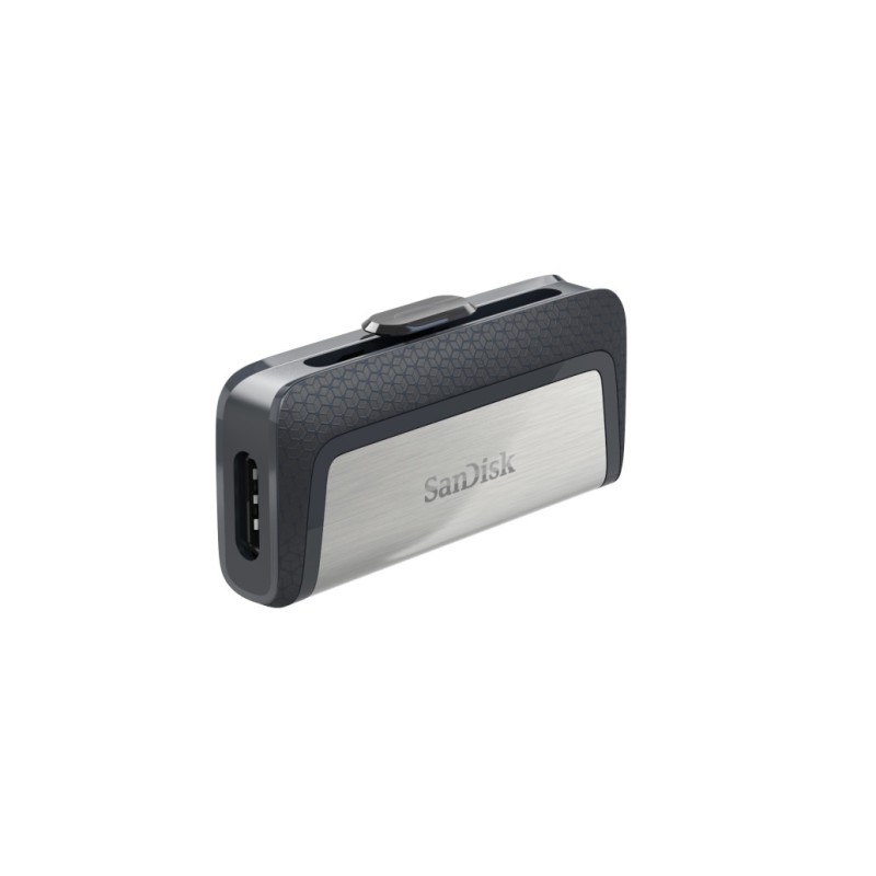 Spominski ključek 128GB USB 3.2/USB-C Sandisk Ultra Dual 150MB/s plastičen drsni srebrno-črn (SDDDC2-128G-G46) SANDISK Spominski ključek 128GB USB 3.2/USB-C Sandisk Ultra Dual 150MB/s plastičen drsni srebrno-črn (SDDDC2-128G-G46)