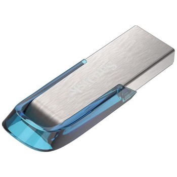 Spominski ključek 128GB USB 3.2 Sandisk Ultra Flair 150MB/s 60MB/s kovinski brez pokrovčka srebrn (SDCZ73-128G-G46B)