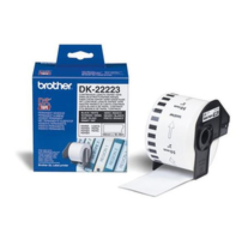 ETIKETA Brother DK22223 bela 50mm Brother ETIKETA Brother DK22223 bela 50mm