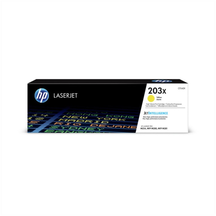 TONER HP 203X RUMEN ZA COLOR LJ Pro M254dn, M365dw, MFP M280nw, M281cdw, M281fdn (2.500 STRANI) (CF542X) TONER HP 203X RUMEN ZA COLOR LJ Pro M254dn, M365dw, MFP M280nw, M281cdw, M281fdn (2.500 STRANI) (CF542X)