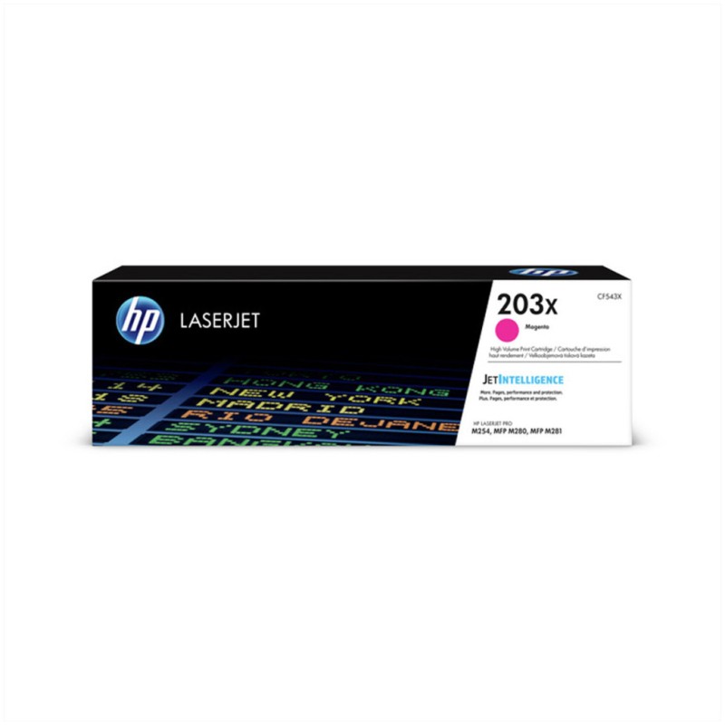 TONER HP 203X MAGENTA ZA COLOR LJ Pro M254dn, M365dw, MFP M280nw, M281cdw, M281fdn (2.500 STRANI) (CF543X) HP TONER HP 203X MAGENTA ZA COLOR LJ Pro M254dn, M365dw, MFP M280nw, M281cdw, M281fdn (2.500 STRANI) (CF543X)