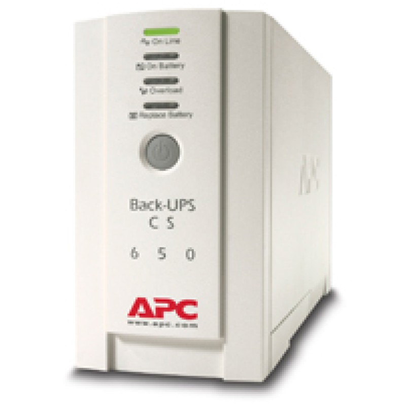 UPS APC Back-UPS CS Off-line 650VA/400W 4x220V (BK650EI) APC UPS APC Back-UPS CS Off-line 650VA/400W 4x220V (BK650EI)