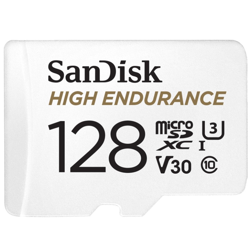 Spominska kartica SDXC-Micro 128GB Sandisk High Endurance 100MB/s/40MB/s U3 V30 UHS-I +adapter (SDSQQNR-128G-GN6IA) SANDISK Spominska kartica SDXC-Micro 128GB Sandisk High Endurance 100MB/s/40MB/s U3 V30 UHS-I +adapter (SDSQQNR-128G-GN6IA)