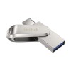 Spominski ključek 64GB USB3.1/USB-C Sandisk Ultra Dual 150MB/s 50MB/s kovinski duo srebrn (SDDDC4-064G-G46) SANDISK Spominski ključek 64GB USB3.1/USB-C Sandisk Ultra Dual 150MB/s 50MB/s kovinski duo srebrn (SDDDC4-064G-G46)