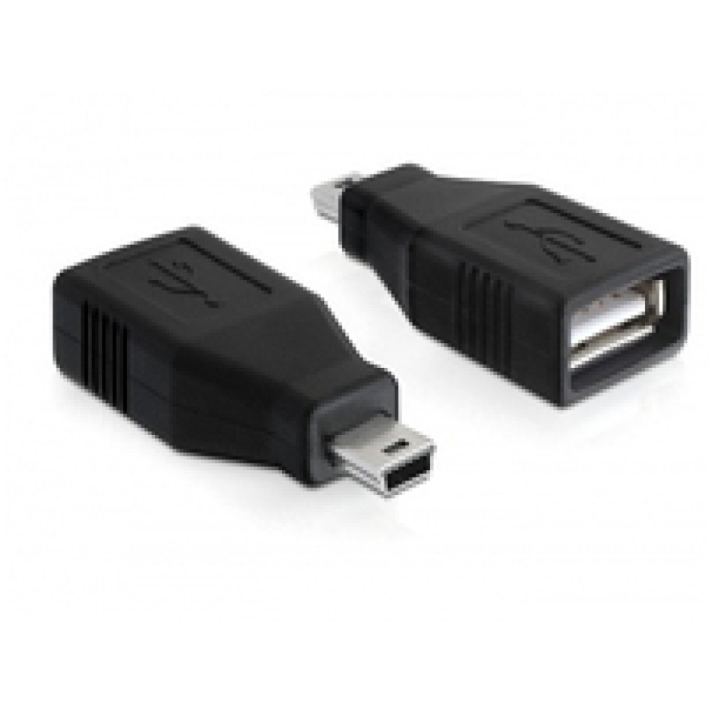 USB mini (5pin) => USB-A adapter Delock (65277) Delock USB mini (5pin) => USB-A adapter Delock (65277)