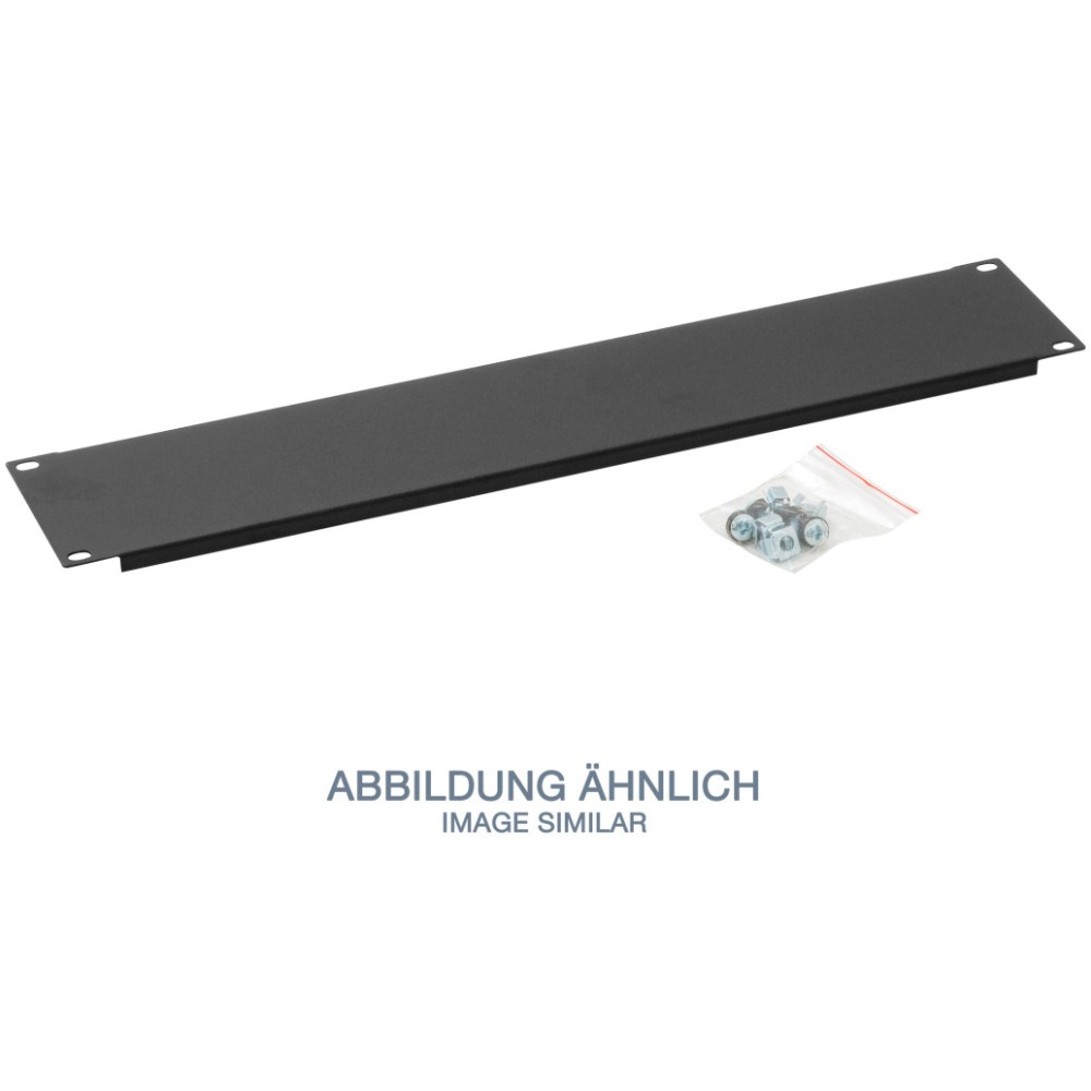 Slepi panel Triton 48cm ( 19) 1U Jeklo črn 44mm (RAB-ZP-X01-A1)