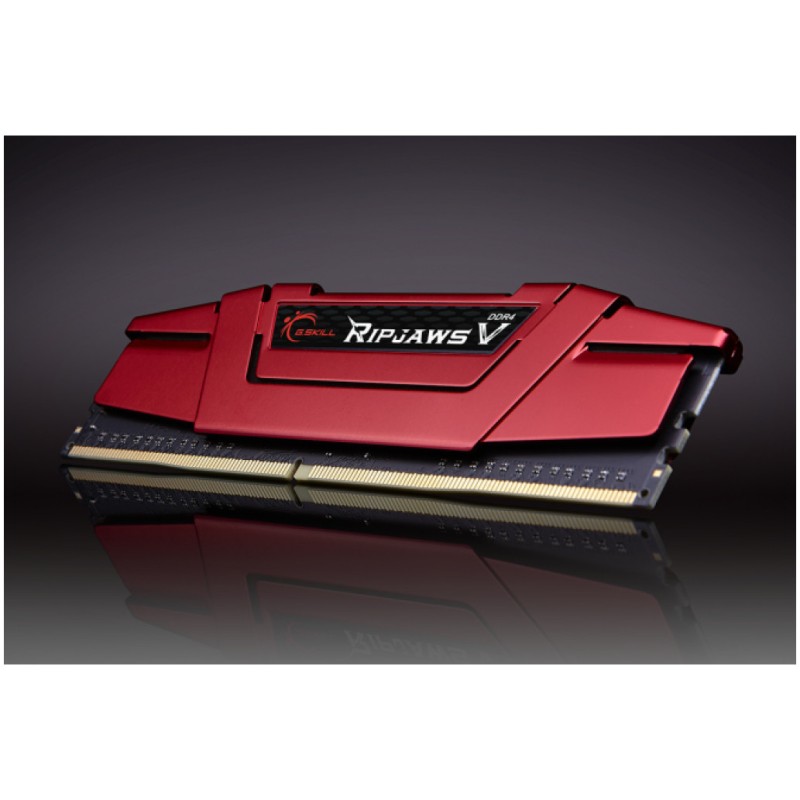 DDR4 16GB 3600MHz CL19 KIT (2x 8GB) G.Skill Ripjaws V K2 XMP2.0 1,35V Gaming rdeča (F4-3600C19D-16GVRB) G.Skill DDR4 16GB 3600MHz CL19 KIT (2x 8GB) G.Skill Ripjaws V K2 XMP2.0 1,35V Gaming rdeča (F4-3600C19D-16GVRB)