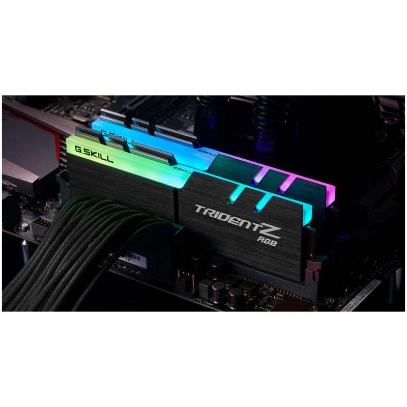 DDR4 64GB 4000MHz CL18 KIT (2x32GB) G.Skill RGB Trident Z XMP2.0 1,35V Gaming črna (F4-4000C18D-64GTZR) G.Skill DDR4 64GB 4000MHz CL18 KIT (2x32GB) G.Skill RGB Trident Z XMP2.0 1,35V Gaming črna (F4-4000C18D-64GTZR)