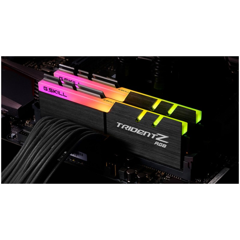DDR4 64GB 4000MHz CL18 KIT (2x32GB) G.Skill RGB Trident Z XMP2.0 1,35V Gaming črna (F4-4000C18D-64GTZR) G.Skill DDR4 64GB 4000MHz CL18 KIT (2x32GB) G.Skill RGB Trident Z XMP2.0 1,35V Gaming črna (F4-4000C18D-64GTZR)
