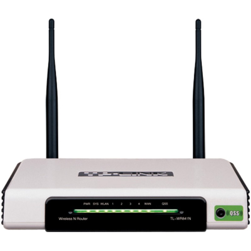 Usmerjevalnik brezžični TP-Link WiFi4 802.11n N300 300Mbit/s MIMO 4xLAN 2x antena (TL-WR841N) TP-LINK Usmerjevalnik brezžični TP-Link WiFi4 802.11n N300 300Mbit/s MIMO 4xLAN 2x antena (TL-WR841N)
