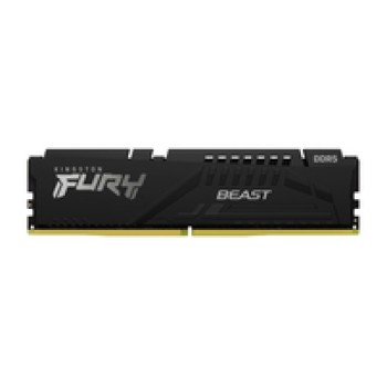 DDR5 16GB 5200MHz CL40 Single (1x16GB) Kingston Fury Beast XMP3.0 1,25V Gaming črna (KF552C40BB-16)