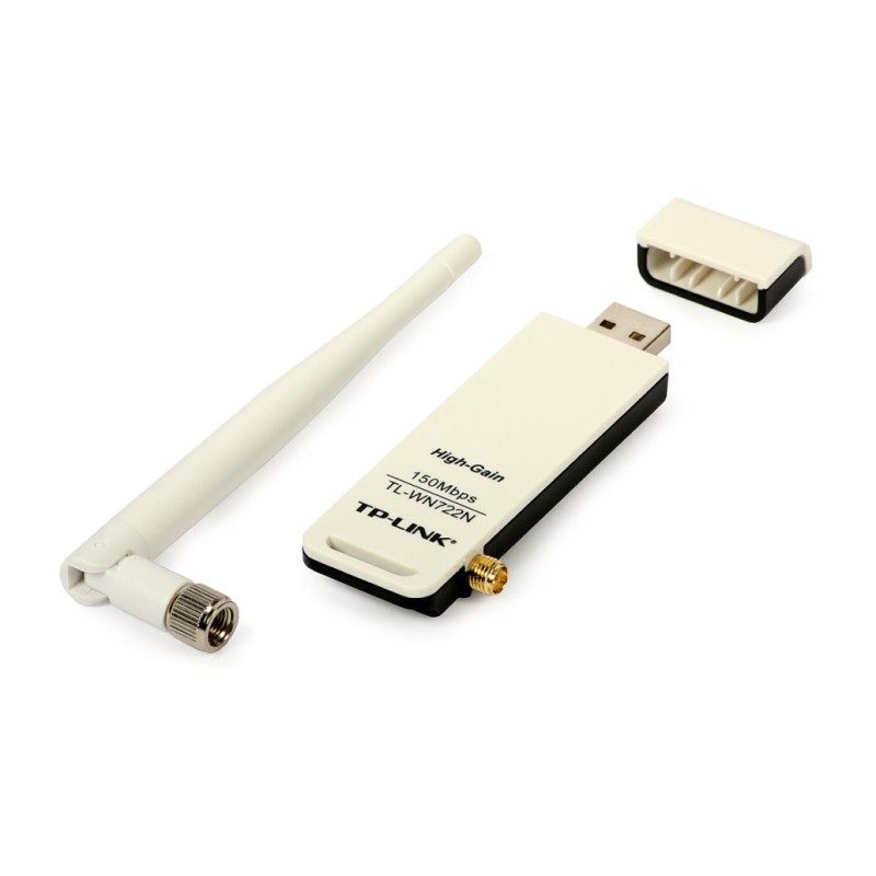 Brezžični mrežni adapter USB 2.0 TP-Link Turbo Stick WiFi4 802.11n N150 150Mbit/s 1x antena (TL-WN722N) TP-LINK Brezžični mrežni adapter USB 2.0 TP-Link Turbo Stick WiFi4 802.11n N150 150Mbit/s 1x antena (TL-WN722N)