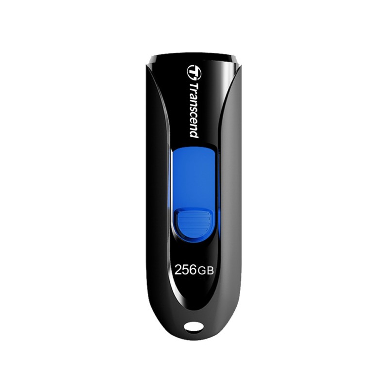 Spominski ključek 64GB USB 3.0 Transcend JF790 90MB/s - plastičen/drsni/črn (TS64GJF790K)