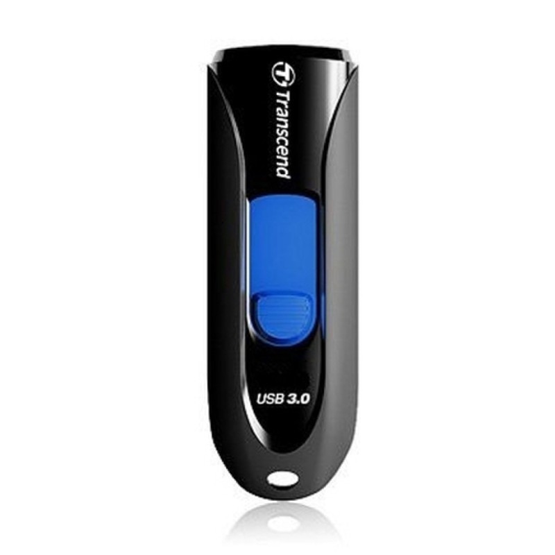 Spominski ključek 64GB USB 3.0 Transcend JF790 90MB/s - plastičen/drsni/črn (TS64GJF790K)