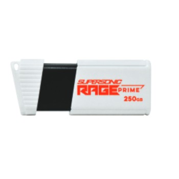 Spominski ključek 250GB USB 3.2 Patriot Supersonic Rage 600MB/s plastičen izvlečni bel (PEF250GRPMW32U)