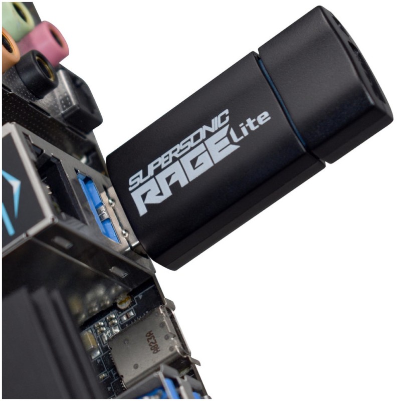 Spominski ključek 64GB USB 3.2 Patriot Supersonic Rage Lite 120MB/s - plastičen/izvlečni/črno-moder (PEF64GRLB32U) PATRIOT Spominski ključek 64GB USB 3.2 Patriot Supersonic Rage Lite 120MB/s - plastičen/izvlečni/črno-moder (PEF64GRLB32U)
