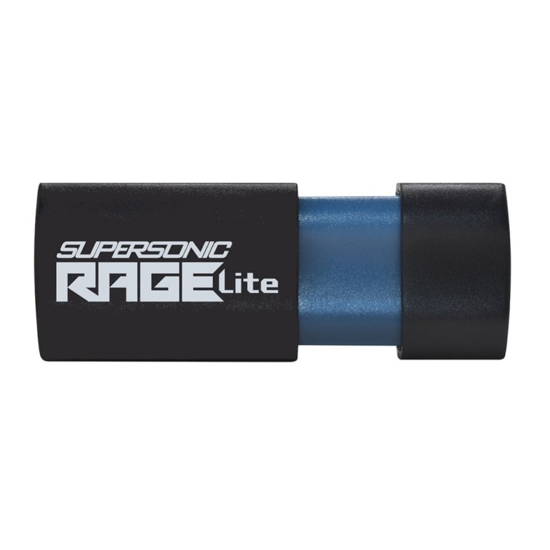 Spominski ključek 64GB USB 3.2 Patriot Supersonic Rage Lite 120MB/s - plastičen/izvlečni/črno-moder (PEF64GRLB32U) PATRIOT Spominski ključek 64GB USB 3.2 Patriot Supersonic Rage Lite 120MB/s - plastičen/izvlečni/črno-moder (PEF64GRLB32U)