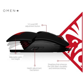 Miš HP Reactor by Omen gaming 6 gumbov 16.000 dpi (2VP02AA) Miš HP Reactor by Omen gaming 6 gumbov 16.000 dpi (2VP02AA)