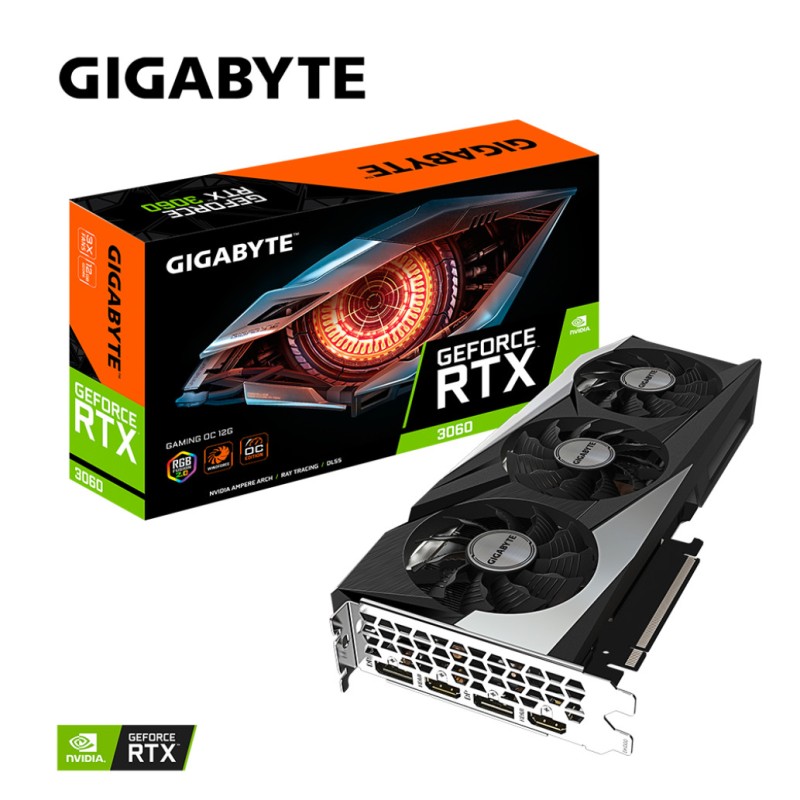 Grafična kartica nVidia RTX3060 GigaByte Gaming OC - 12GB GDDR6 (GV-N3060GAMING OC-12GD 2.0) GIGABYTE Grafična kartica nVidia RTX3060 GigaByte Gaming OC - 12GB GDDR6 (GV-N3060GAMING OC-12GD 2.0)