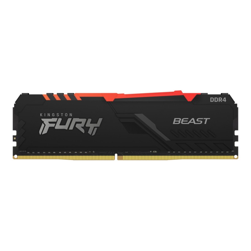 DDR4 16GB 3600MHz CL18 Single (1x16GB) Kingston RGB Fury Beast XMP2.0 1,35V Gaming črna (KF436C18BBA/16) KINGSTON DDR4 16GB 3600MHz CL18 Single (1x16GB) Kingston RGB Fury Beast XMP2.0 1,35V Gaming črna (KF436C18BBA/16)