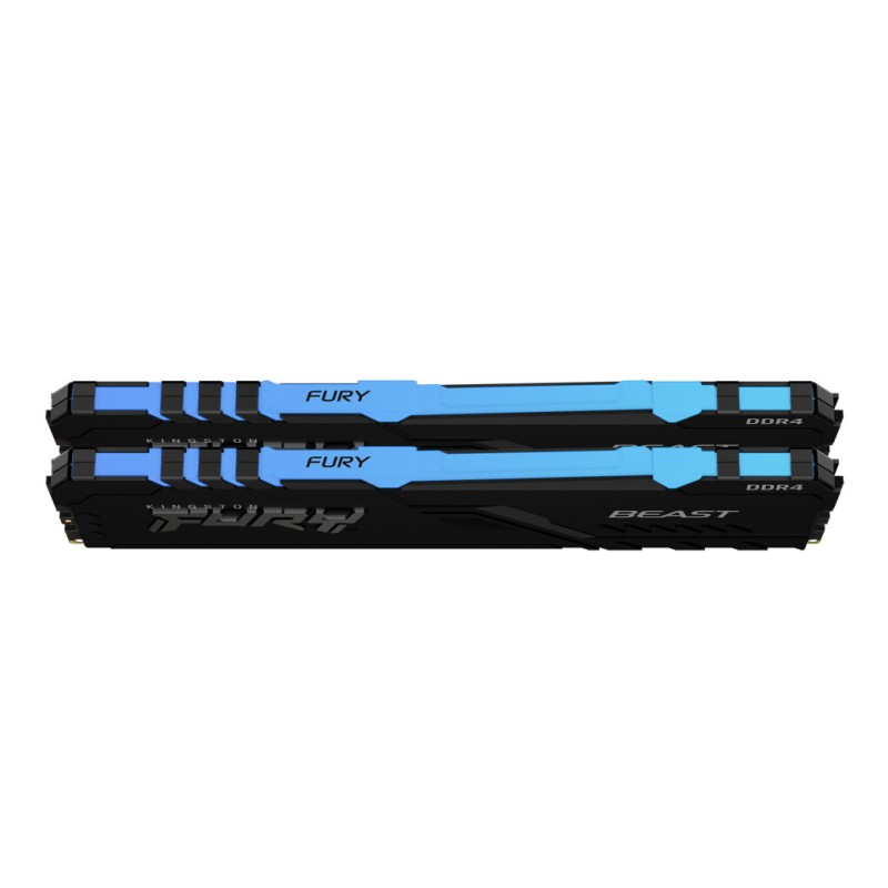 DDR4 16GB 3200MHz CL16 KIT (2x 8GB) Kingston RGB Fury Beast XMP2.0 1,35V Gaming črna (KF432C16BBAK2/16) KINGSTON DDR4 16GB 3200MHz CL16 KIT (2x 8GB) Kingston RGB Fury Beast XMP2.0 1,35V Gaming črna (KF432C16BBAK2/16)