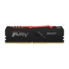 DDR4 16GB 3200MHz CL16 KIT (2x 8GB) Kingston RGB Fury Beast XMP2.0 1,35V Gaming črna (KF432C16BBAK2/16)