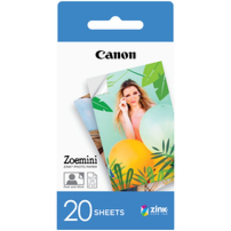 Papir CANON ZINK foto 20 pack za ZOEMINI (3214C002AA) Canon Papir CANON ZINK foto 20 pack za ZOEMINI (3214C002AA)