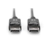 Kabel DisplayPort (m) => DisplayPort (m) 2,0m 4K/60Hz črn Digitus (AK-340100-020-S)